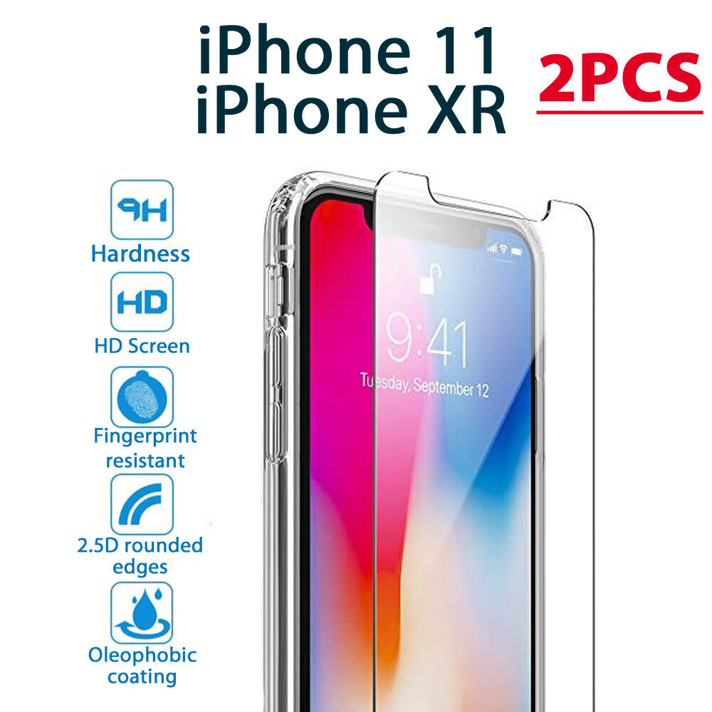 9H Pro+ Apple iPhone XR/11, 2 gab. цена и информация | Ekrāna aizsargstikli | 220.lv