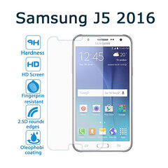 Защитное стекло PRO+ 9H Tempered Glass Screen Protector (1pcs pack) для Samsung Galaxy J5 (2016) цена и информация | Защитные пленки для телефонов | 220.lv