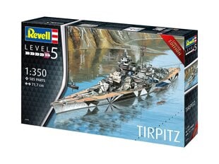 Konstruktors Revell - German Battleship Tirpitz, 1/350, 05096 cena un informācija | Konstruktori | 220.lv