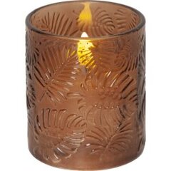 LED Pillar Candle Flamme Leaf 061-73 цена и информация | Подсвечники, свечи | 220.lv