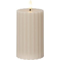 LED Pillar Candle Flamme Stripe 061-67 цена и информация | Подсвечники, свечи | 220.lv