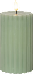 LED Pillar Candle Flamme Stripe 061-68 цена и информация | Подсвечники, свечи | 220.lv