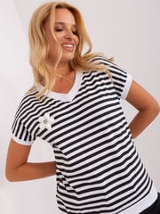 блузка rv-bz-8740.42p белая/черная цена и информация | Женские блузки, рубашки | 220.lv