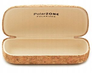 Briļļu futrālis PolarZone Cork Etui, brūns cena un informācija | Briļļu un lēcu aksesuāri | 220.lv