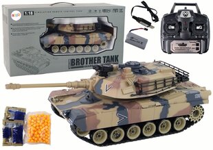 Tanks ar tālvadības pulti M1A2 Lean Toys cena un informācija | Rotaļlietas zēniem | 220.lv