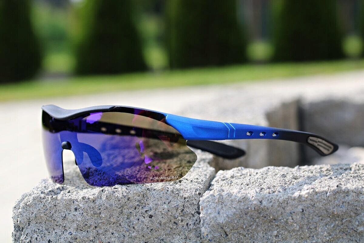 Sporta saulesbrilles Speed Polarized, zilas cena un informācija | Sporta brilles | 220.lv