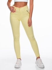 джинсы plr226 - желтый цена и информация | Женские брюки | 220.lv