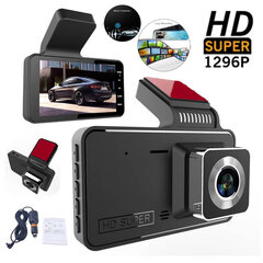 Video ierakstītājs, 1296P Super HD cena un informācija | Auto video reģistratori | 220.lv