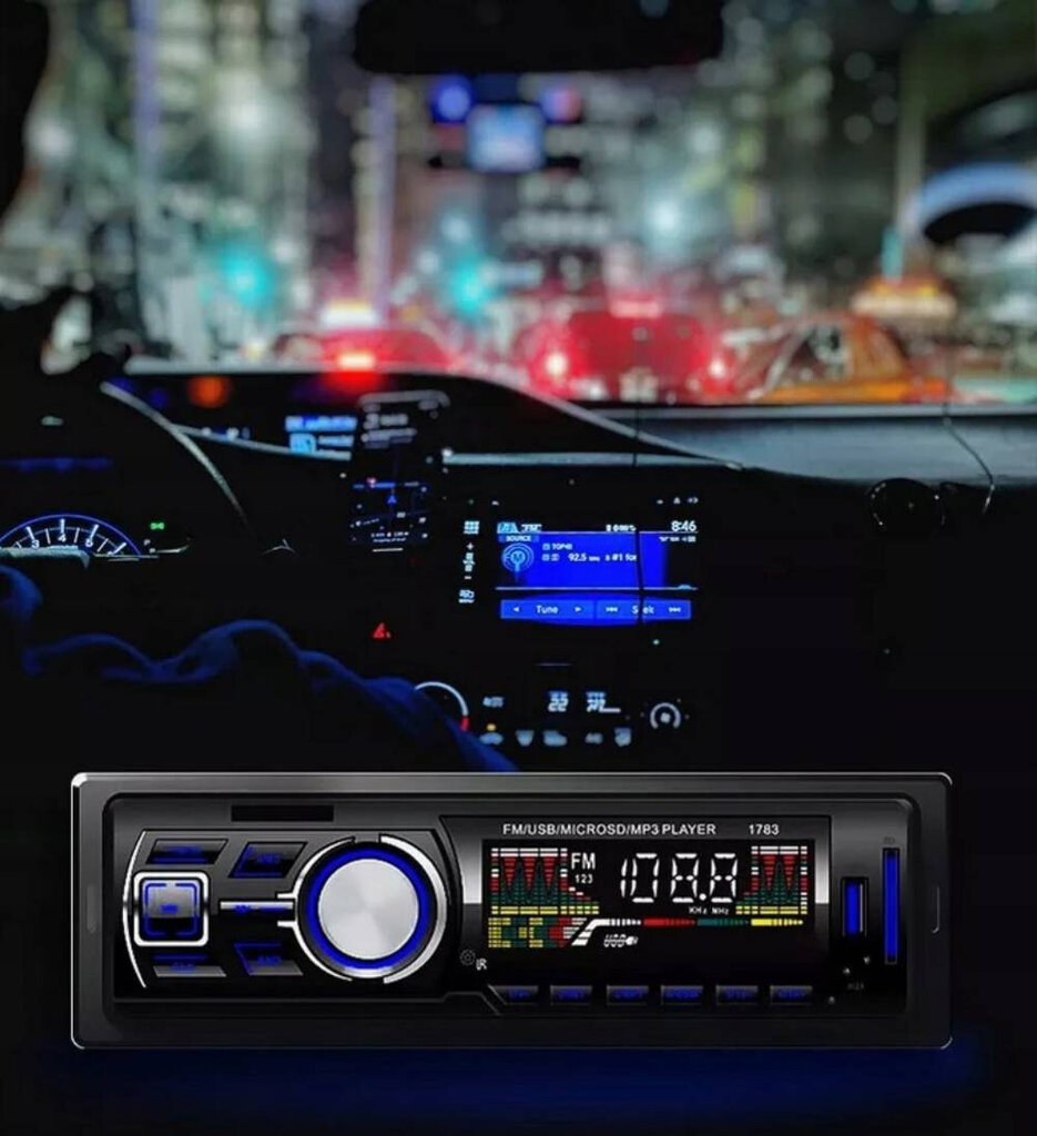 Automašīnas stereo FM/USB/SD/MP3/WMA cena un informācija | Auto magnetolas, multimedija | 220.lv