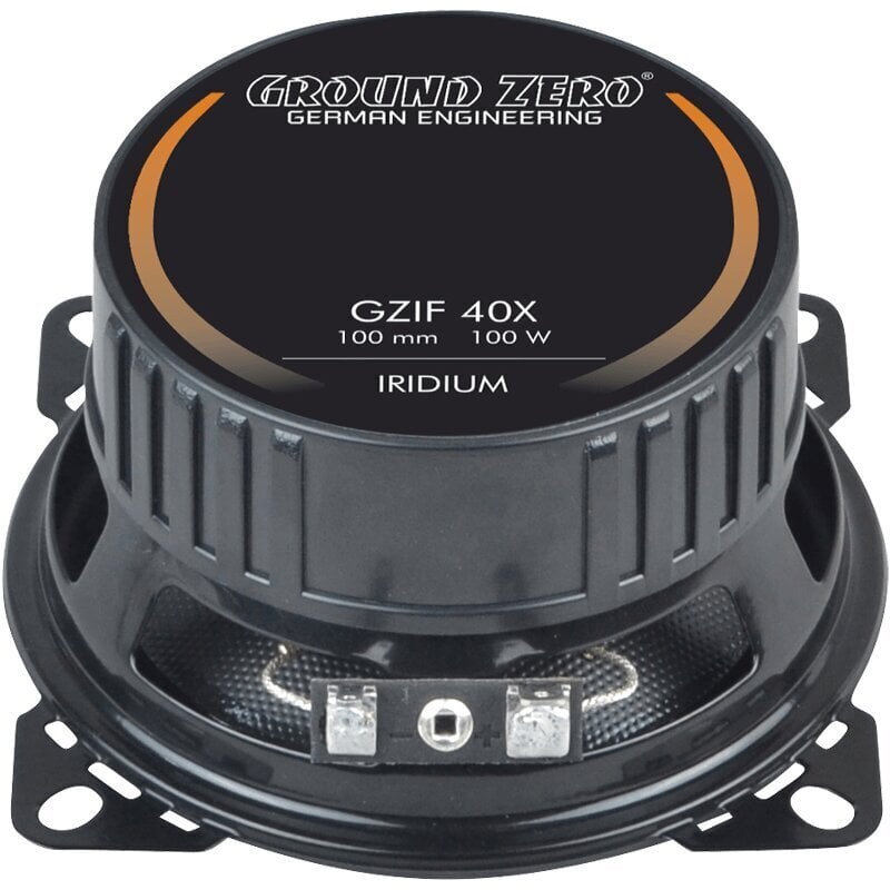 Ground Zero Iridium GZIF 40X 2-way koaksiālie auto skaļruņi, 10 cm, 2 gab. cena un informācija | Auto akustiskās sistēmas | 220.lv