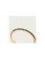 Minimālistisks apzeltīts gredzens ar melniem cirkoniem Black Essential Gold AN01-348 Pdpaola цена и информация | Gredzeni | 220.lv