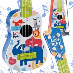 Детская акустическая гитара, 57 см, Woopie, голубая цена и информация | Развивающие игрушки | 220.lv