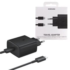 Samsung EP-TA845XBEGCN USB-C Quick Charger 45W cena un informācija | Lādētāji un adapteri | 220.lv