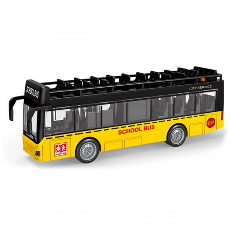 Rotaļlietu autobuss Woopie, dzeltens cena un informācija | Rotaļlietas zēniem | 220.lv