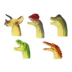Gumijas pirkstu leļļu komplekts Dinozauri, 5 gab. cena un informācija | Rotaļlietas zēniem | 220.lv