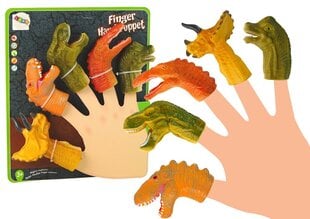 Pirkstu lelles Dinozauri Lean Toys, 5 gab. цена и информация | Игрушки для девочек | 220.lv