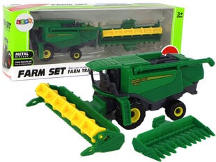 Lauksaimniecības transportlīdzeklis Lean Toys Kombainas, zaļš cena un informācija | Rotaļlietas zēniem | 220.lv