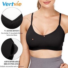 Спортивный бюстгальтер для женщин Vertvie, 4 шт. цена и информация | Спортивная одежда для женщин | 220.lv