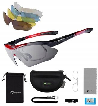Солнцезащитные очки для велосипедистов - 5 УФ-линз 10001 цена и информация | Спортивные очки | 220.lv