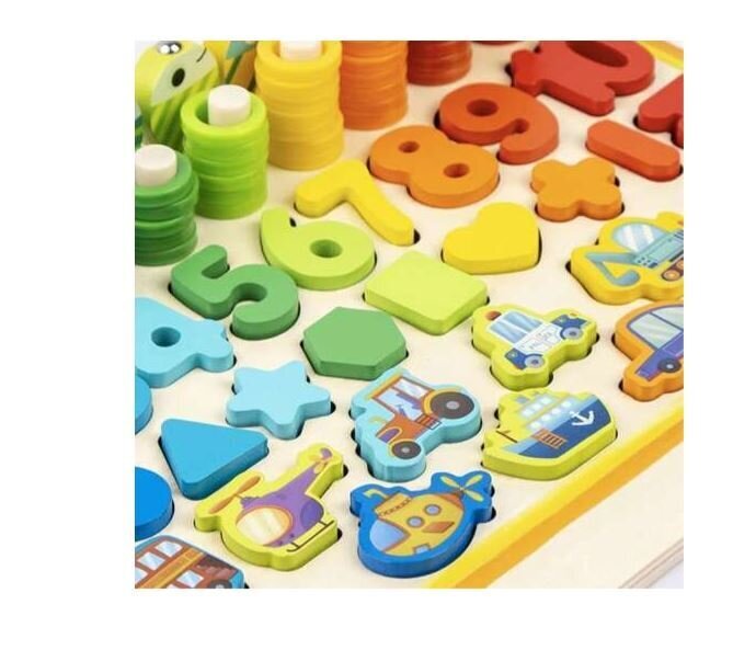Izglītojoša koka puzle Kruzzel cena un informācija | Attīstošās rotaļlietas | 220.lv