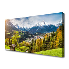 Reprodukcija Alpu ainava cena un informācija | Gleznas | 220.lv