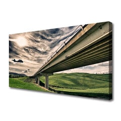 Reprodukcija Autobahn Bridge Valley cena un informācija | Gleznas | 220.lv
