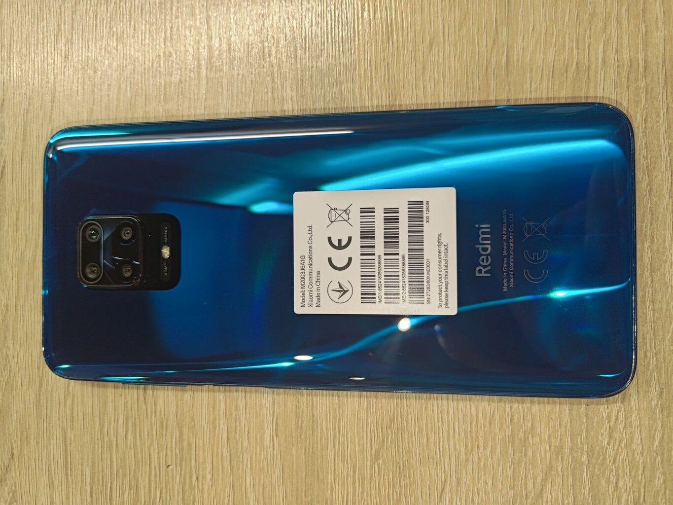 Prece ar bojājumu. Xiaomi Redmi Note 9S Dual 6+128GB aurora blue cena un informācija | Preces ar bojājumiem | 220.lv