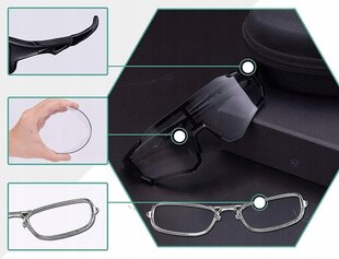 Спортивные солнцезащитные очки в фотохромной оправе 10181 цена и информация | Спортивные очки | 220.lv