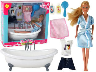 Lelle Lucy ar vannas komplektu Lean Toys cena un informācija | Rotaļlietas meitenēm | 220.lv