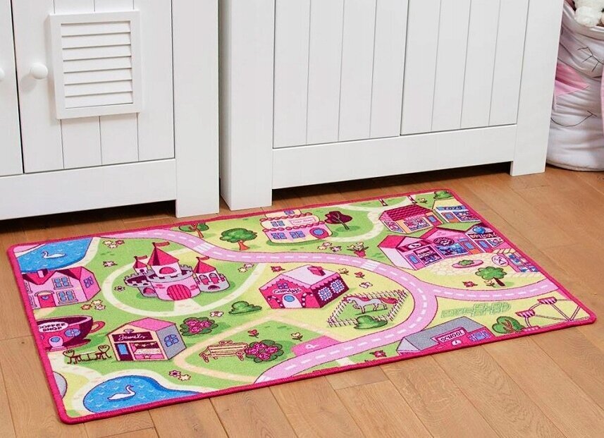 Bērnu paklājs ar ceļiem, 80 x 120 cm цена и информация | Paklāji | 220.lv