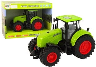 Rotaļu traktors ar skaņām un gaismām Lean Toys, zaļš cena un informācija | Rotaļlietas zēniem | 220.lv