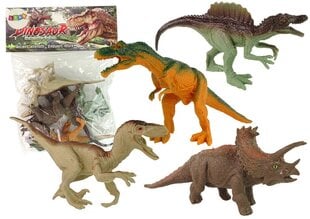 Dinozauru parka figūriņu komplekts Lean Toys, 4 gab. cena un informācija | Rotaļlietas zēniem | 220.lv