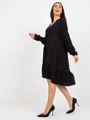 черное женское коктейльное платье с круглым вырезом цена и информация | Платья | 220.lv