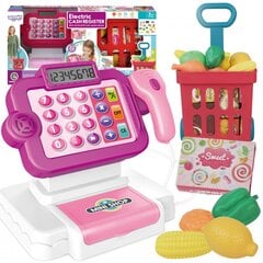 Rotaļlietu kases aparāts piederumiem Woopie, rozā cena un informācija | Rotaļlietas meitenēm | 220.lv