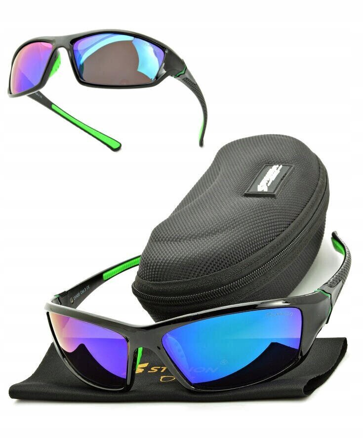 Sporta saulesbrilles Stylion SPD122LD, melnas cena un informācija | Sporta brilles | 220.lv