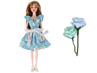 Lelle ar kleitu un ziediem Emily cena un informācija | Rotaļlietas meitenēm | 220.lv