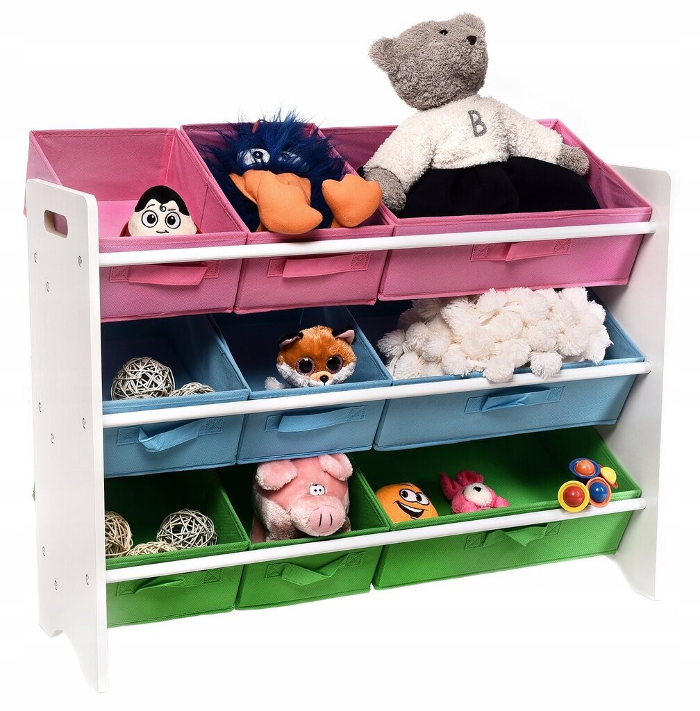 Bērnu rotaļlietu plaukts-organizatots, krāsains цена и информация | Plaukti bērnu istabai | 220.lv
