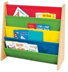 Детский книжный шкаф, цветной цена и информация | Полки для книг и игрушек | 220.lv
