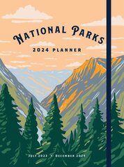 National Parks 2024 Weekly Planner: July 2023 - December 2024 цена и информация | Книги о питании и здоровом образе жизни | 220.lv