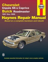 Chevrolet Impala SS & Caprice & Buick Roadmaster (91 - 96) cena un informācija | Ceļojumu apraksti, ceļveži | 220.lv