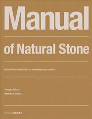 Manual of Natural Stone: A traditional material in a contemporary context cena un informācija | Grāmatas par arhitektūru | 220.lv