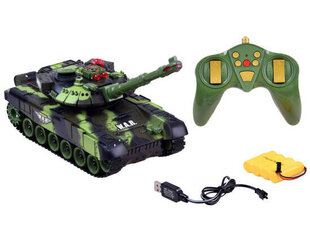 Tālvadības tanks War Tank Jokomisiada, zaļš cena un informācija | Rotaļlietas zēniem | 220.lv