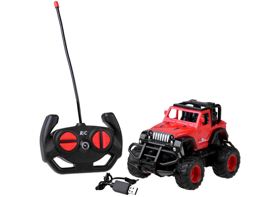 Tālvadības rotaļu auto Jokomisiada, sarkana cena un informācija | Rotaļlietas zēniem | 220.lv