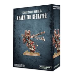 Chaos Space Marines World Eaters Khârn the Betrayer цена и информация | Kонструкторы | 220.lv