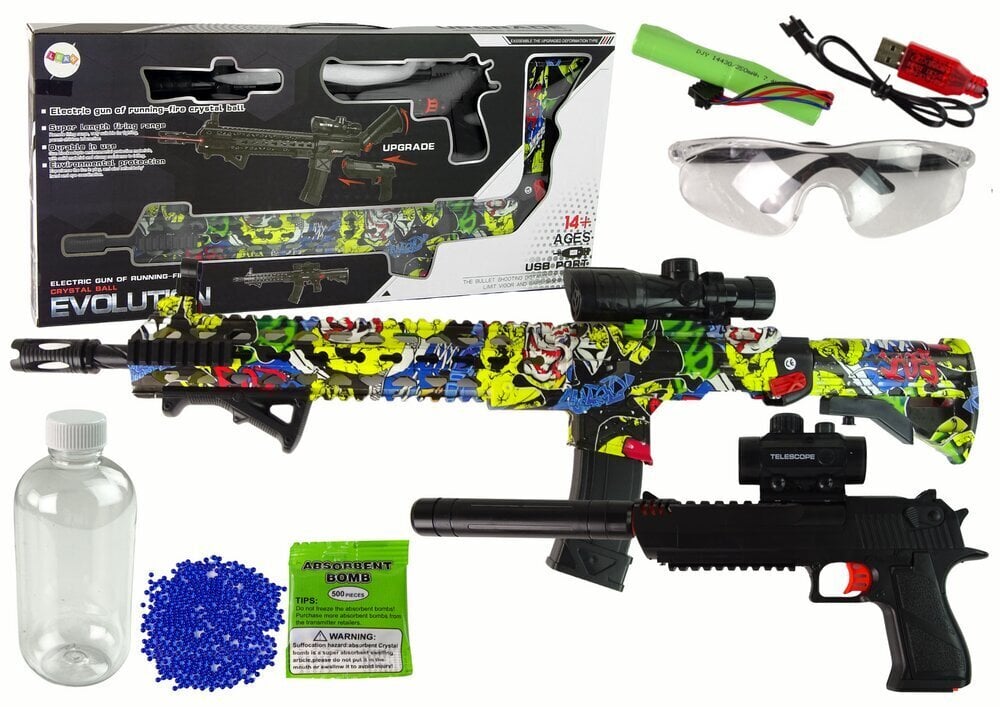 Rotaļu šautenes komplekts ar piederumiem Lean Toys cena un informācija | Rotaļlietas zēniem | 220.lv
