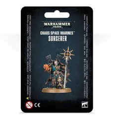 Konstruktors - figūriņa Warhammer Chaos Space Marines Sorcerer cena un informācija | Konstruktori | 220.lv