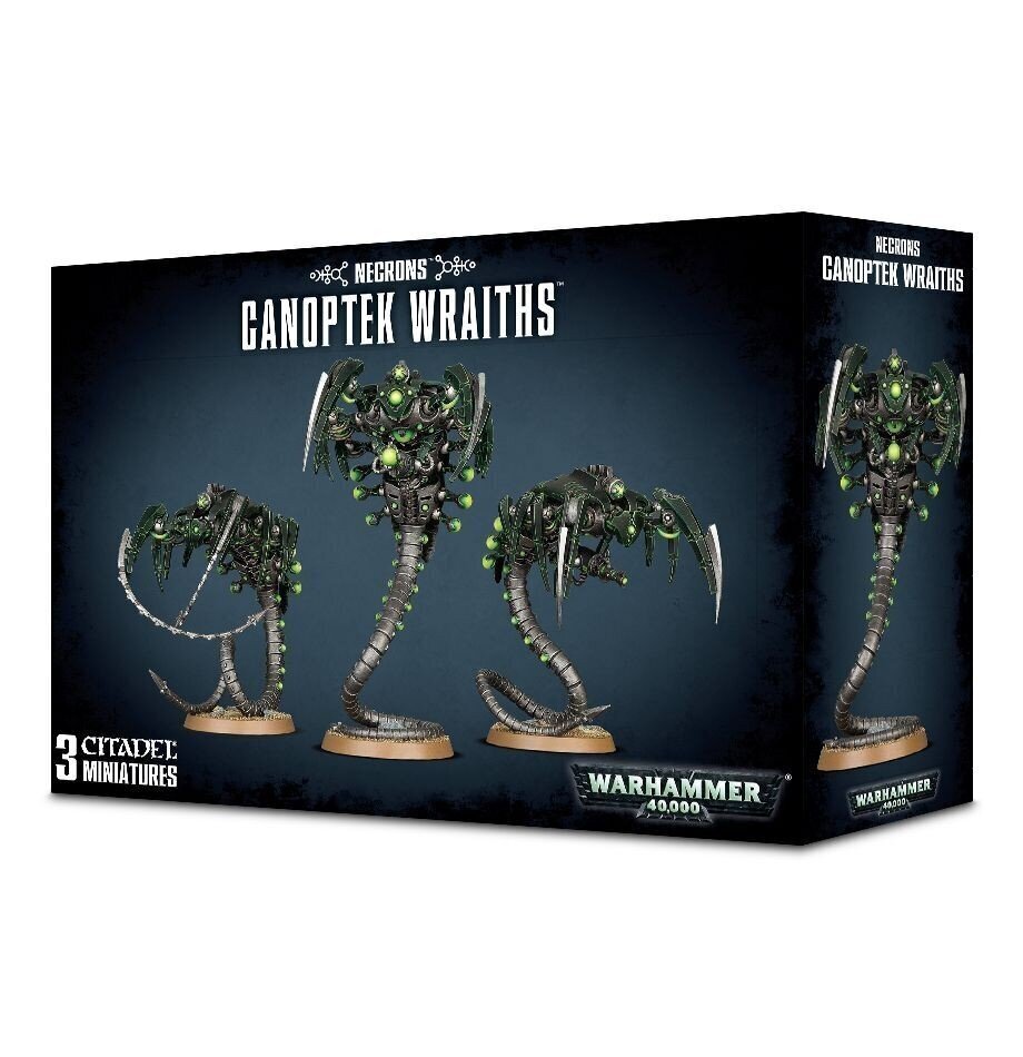 Saliekamo figūriņu komplekts Warhammer 40k Necron Canoptek Wraiths cena un informācija | Konstruktori | 220.lv