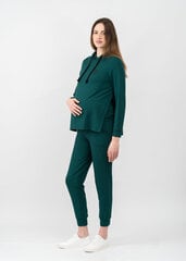 Grūtnieču treniņbikses sievietēm Cool Mama, zaļš цена и информация | Женские брюки | 220.lv