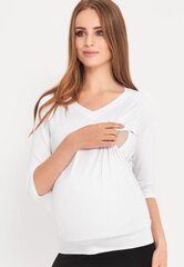 Grūtnieču blūze sievietēm Cool Mama, balts цена и информация | Женские блузки, рубашки | 220.lv