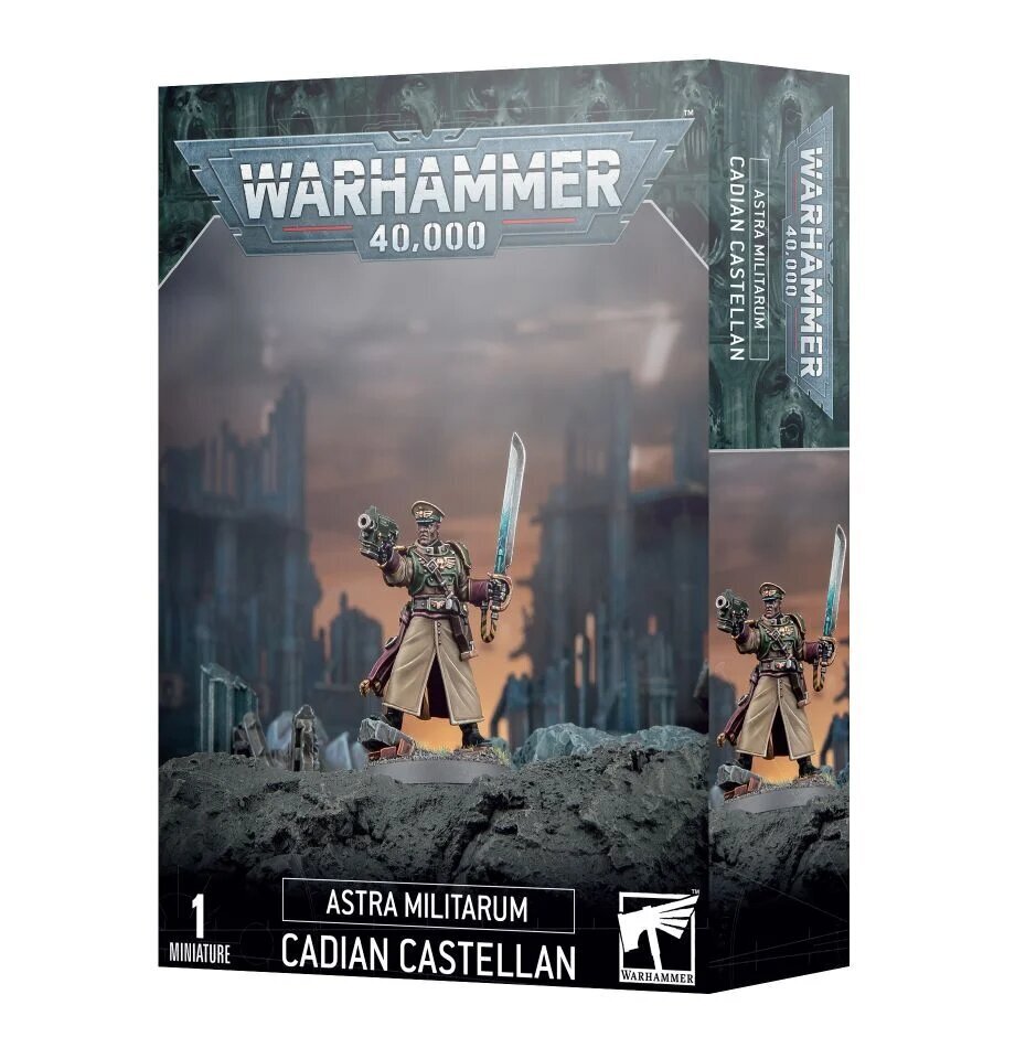 Saliekamā figūriņa Warhammer 40K Astra Militarum Cadian Castellan cena un informācija | Konstruktori | 220.lv